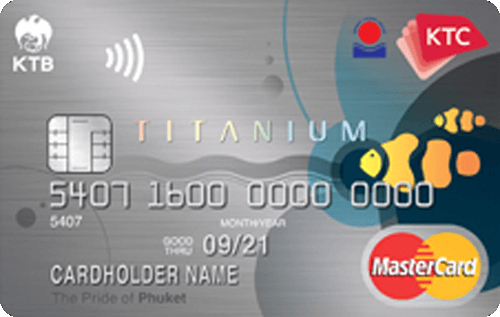 บัตรเครดิต KTC Ocean Group Titanium MasterCard