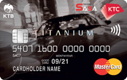 บัตรเครดิต KTC Toyota Sasa Titanium MasterCard